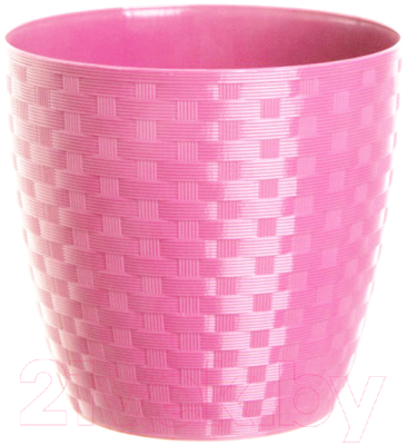 Изображение товара Кашпо BigPlast Stars Ratan 39286 (светло-розовый)