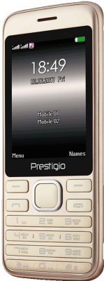 Мобильный телефон Prestigio Grace A1 1281 Duo / PFP1281DUOGOLD (золото)