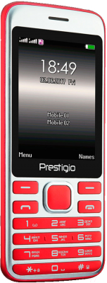 Мобильный телефон Prestigio Grace A1 1281 Duo / PFP1281DUORED (красный)