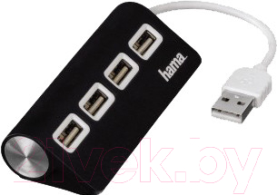 USB-хаб Hama 12177 (черный)