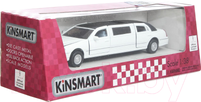 Автомобиль игрушечный Kinsmart Lincoln Town Car 1 / KT7001W