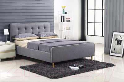 Двуспальная кровать Atreve Molly (серый)