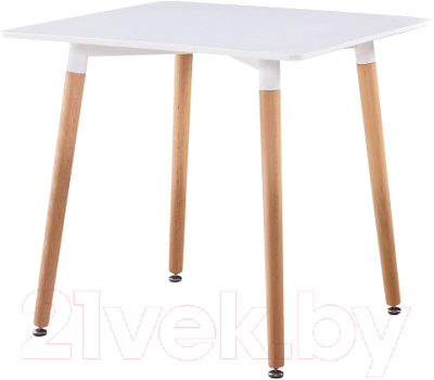 Обеденный стол Atreve Niki II 80x80 (белый/бук)