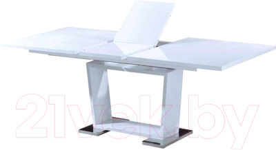 Обеденный стол Atreve Rosa 160x90 (белый/хром)