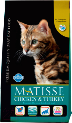 Сухой корм для кошек Farmina Matisse Chicken & Turkey (1.5кг)