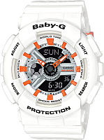 

Часы наручные женские Casio, BA-110PP-7A2ER