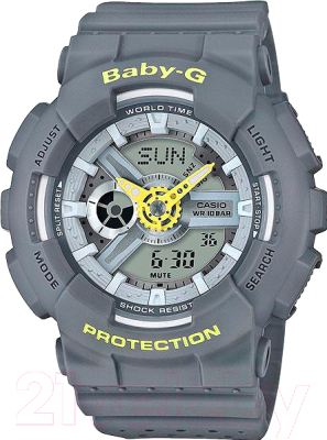 

Часы наручные женские Casio, BA-110PP-8AER