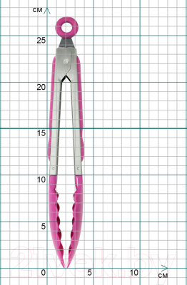 Щипцы кухонные Borner Toronto 861053 (сиреневый)