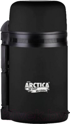 Термос для напитков Арктика 203-1000 (черный)
