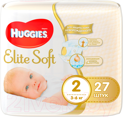 Подгузники детские Huggies Elite Soft 2 (27шт)