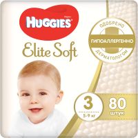 

Подгузники детские Huggies, Elite Soft 3 Mega