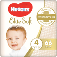 Подгузники детские Huggies Elite Soft 4 Mega (66шт) - 