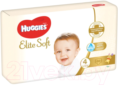 Подгузники детские Huggies Elite Soft 4 Mega (66шт)