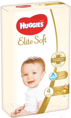 Подгузники детские Huggies Elite Soft 4 Mega (66шт)