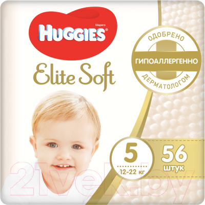 Подгузники детские Huggies Elite Soft 5 Mega (56шт)