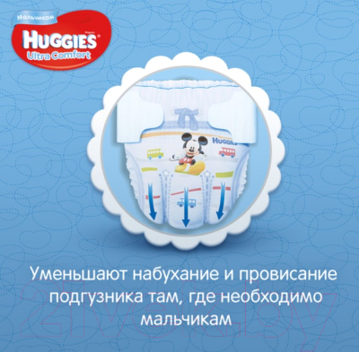 Подгузники детские Huggies Ultra Comfort 5 Disney Boy (105шт)