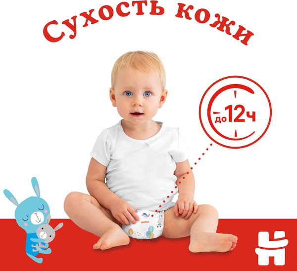 Подгузники детские Huggies Classic 3 Mega (78шт)