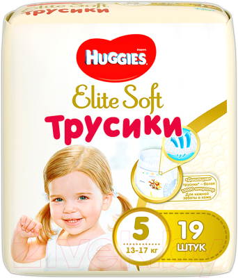 Подгузники-трусики детские Huggies Elite Soft 5 (19шт)