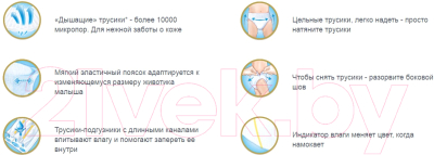 Подгузники-трусики детские Huggies Elite Soft 5 Mega (38шт)