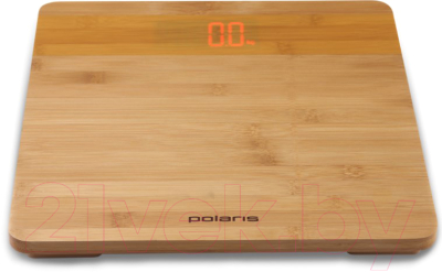 Напольные весы электронные Polaris PWS 1847D Bamboo