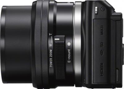 Беззеркальный фотоаппарат Sony NEX-3NL (Black) - вид сбоку