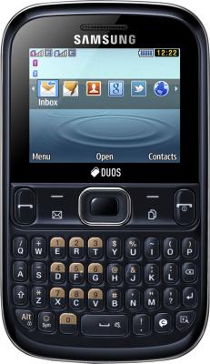 Мобильный телефон Samsung S3332 Ch@t 333 (Black GT-S3332CKASER) - общий вид