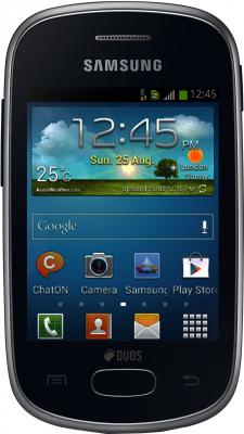 Смартфон Samsung S5282 Galaxy Star Duos (Black GT-S5282LKASER) - общий вид
