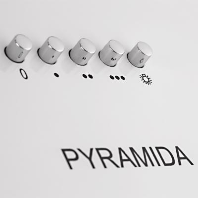 Вытяжка купольная Pyramida N 60 (белый) - кнопки управления