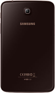 Планшет Samsung Galaxy Tab 3 7.0 8GB 3G (Gold-Brown SM-T211) - вид сзади 