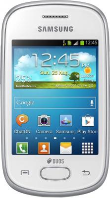 Смартфон Samsung S5282 Galaxy Star Duos (White) - общий вид