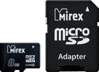 

Карта памяти Mirex, microSDHC (Class 4) 8GB (13613-ADTMSD08)
