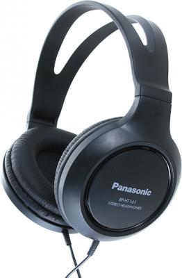 Наушники Panasonic RP-HT161E-K (черный) - общий вид