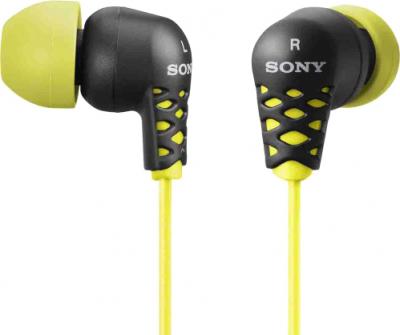 Наушники Sony MDR-EX37BY (Yellow) - общий вид