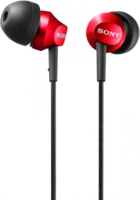 Наушники Sony MDR-EX50LPR (Red) - общий вид