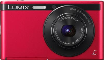 Компактный фотоаппарат Panasonic DMC-XS1EE-R (Red) - фронтальный вид