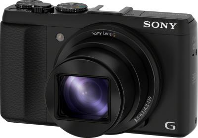 Компактный фотоаппарат Sony Cyber-shot DSC-HX50 (черный) - общий вид