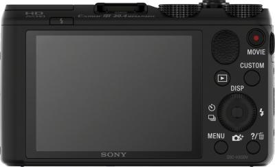Компактный фотоаппарат Sony Cyber-shot DSC-HX50 (черный) - дисплей