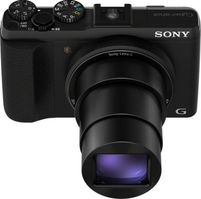 Компактный фотоаппарат Sony Cyber-shot DSC-HX50 (черный) - вид сверху