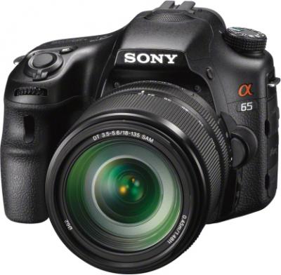 Зеркальный фотоаппарат Sony Alpha SLT-A65M - общий вид