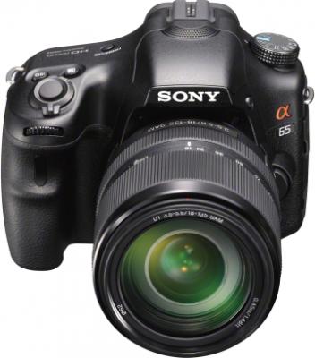 Зеркальный фотоаппарат Sony Alpha SLT-A65M - общий вид