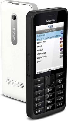 Мобильный телефон Nokia 301 (White) - общий вид