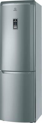 Холодильник с морозильником Indesit PBAA 34 F X D - общий вид