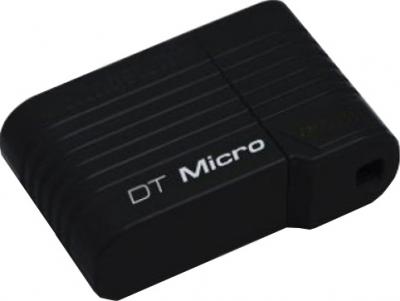 Usb flash накопитель Kingston DataTraveler Micro 64GB Black (DTMCK/64GB) - общий вид