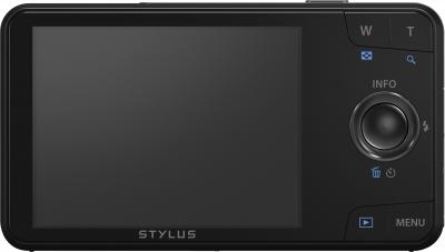 Компактный фотоаппарат Olympus VH-520 (черный) - вид сзади