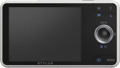 Компактный фотоаппарат Olympus VH-520 (белый) - вид сзади