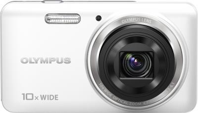Компактный фотоаппарат Olympus VH-520 (белый) - вид спереди