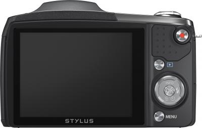 Компактный фотоаппарат Olympus SZ-16 (Black) - вид сзади