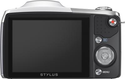 Компактный фотоаппарат Olympus SZ-16 (Silver) - вид сзади