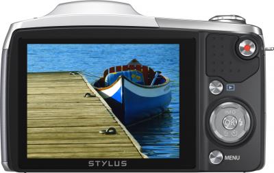 Компактный фотоаппарат Olympus SZ-16 (Silver) - дисплей