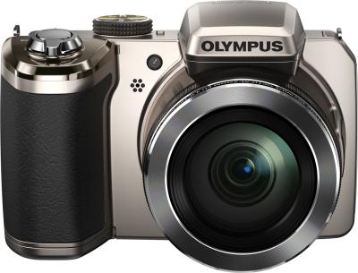 Компактный фотоаппарат Olympus SP-820UZ (Silver) - вид спереди